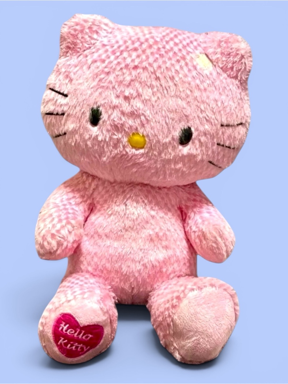 Hello Kitty 18" Build A Bear Workshop Sanrio Pink Waffle Plush 2011 No Bow